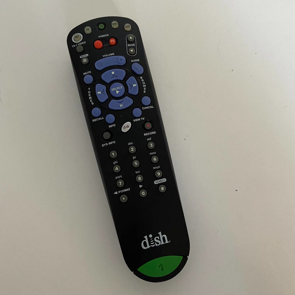 Dish Remote Control #1 Tested Works Echostar  3.4 IR tested works